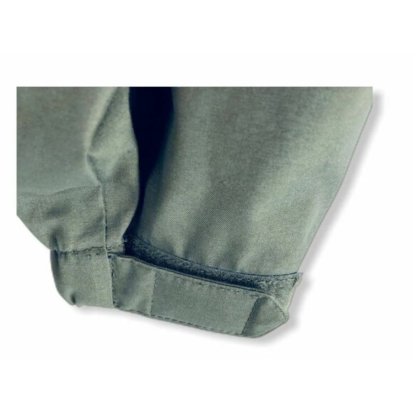 Nike Golf Windbreaker Mens L Green Quarter-Zip Pullover Jacket Elastic Cuffs - Picture 4 of 8